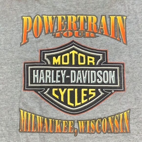 HD Power train Tour Milwaukee Wisconsin Shirt - Picture 1 of 7